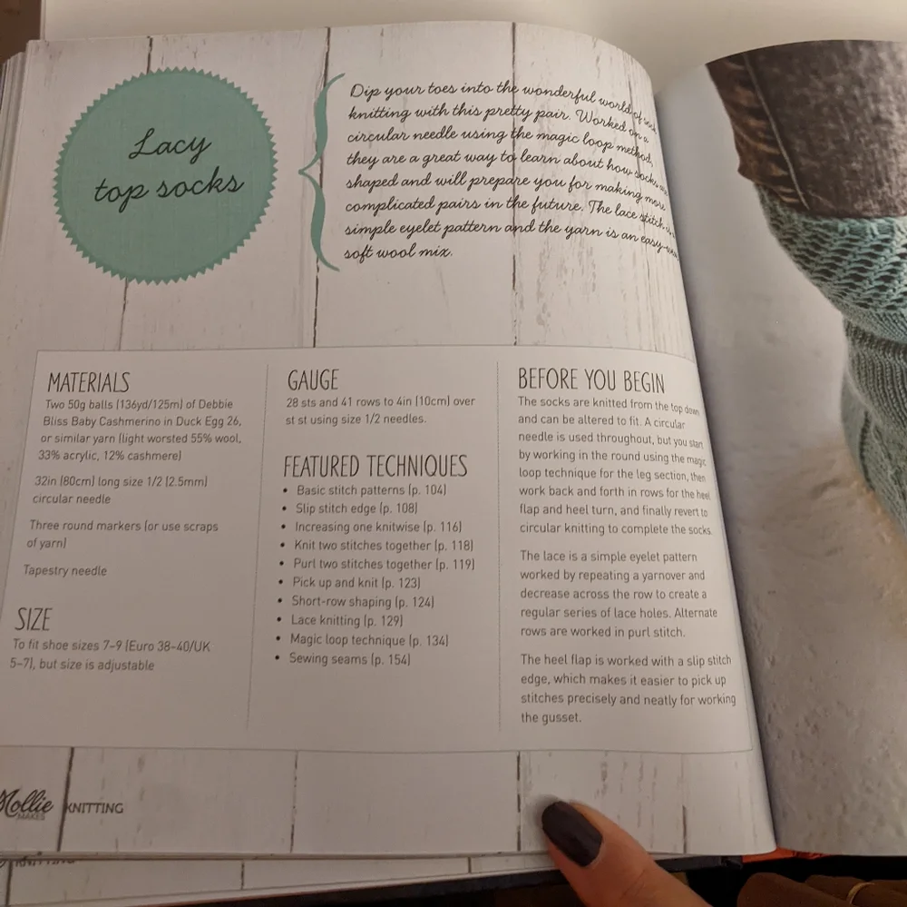 2 Hand Knitting Books - Mollie Makes Knitting & Quick Knits Cool Projects